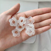Acrylic Five Petal Flower Halo Jewelry Materials For Diy Handmade Earrings And Hair Accessories