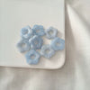 Acrylic Five Petal Flower Halo Jewelry Materials For Diy Handmade Earrings And Hair Accessories