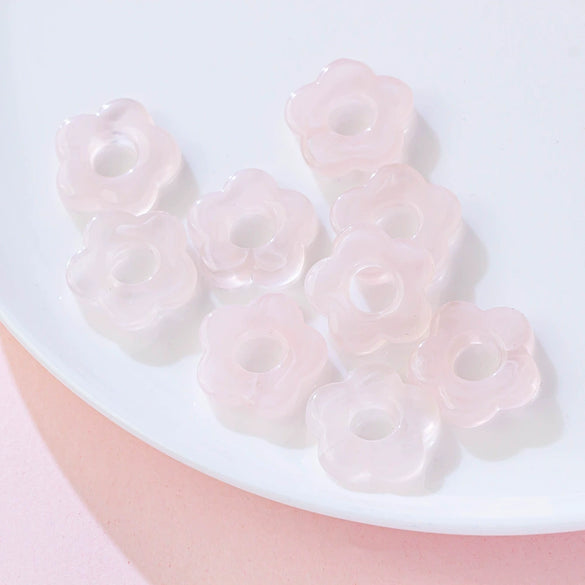 Acrylic Five Petal Flower Halo Jewelry Materials For Diy Handmade Earrings And Hair Accessories