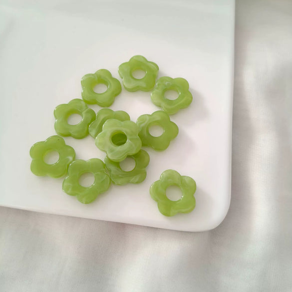 Acrylic Five Petal Flower Halo Jewelry Materials For Diy Handmade Earrings And Hair Accessories