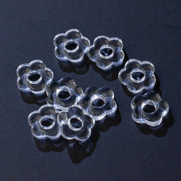 Acrylic Five Petal Flower Halo Jewelry Materials For Diy Handmade Earrings And Hair Accessories