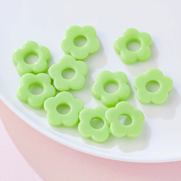 Acrylic Five Petal Flower Halo Jewelry Materials For Diy Handmade Earrings And Hair Accessories