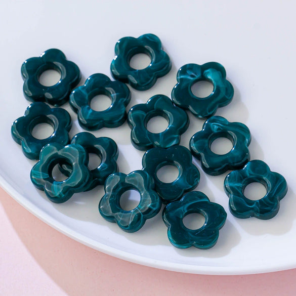 Acrylic Five Petal Flower Halo Jewelry Materials For Diy Handmade Earrings And Hair Accessories