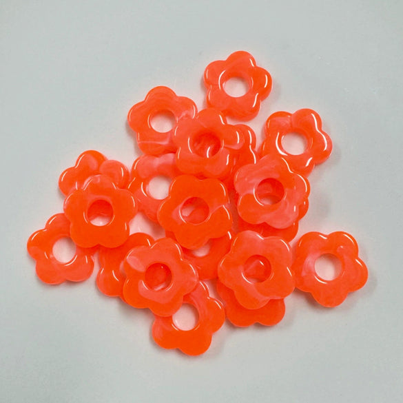 Acrylic Five Petal Flower Halo Jewelry Materials For Diy Handmade Earrings And Hair Accessories