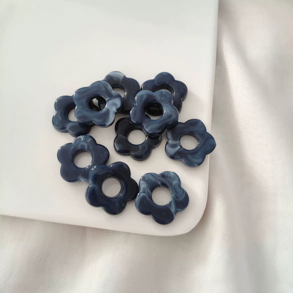 Acrylic Five Petal Flower Halo Jewelry Materials For Diy Handmade Earrings And Hair Accessories