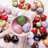 Acrylic Fruit Series Love Beads Mobile Phone Chain Jewelry Accessories With Line Pattern