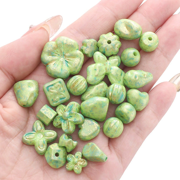 Acrylic Geometric Handmade Beads Necklace Pendant Accessories