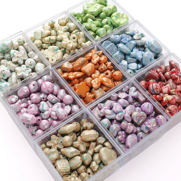Acrylic Geometric Handmade Beads Necklace Pendant Accessories