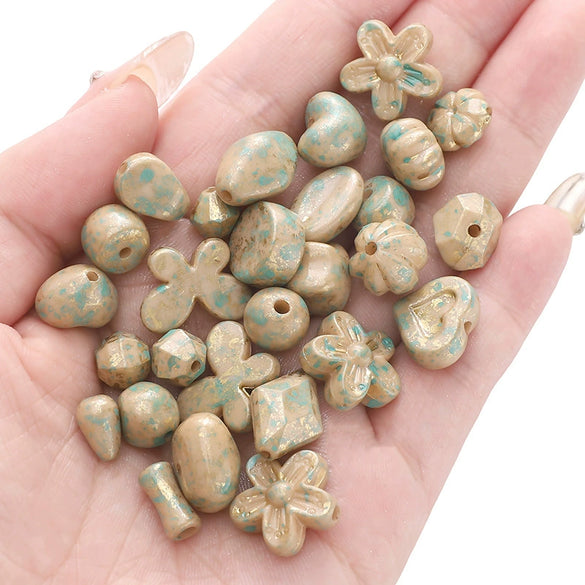 Acrylic Geometric Handmade Beads Necklace Pendant Accessories