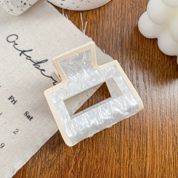 Acrylic Geometric Handmade Women's Hair Grip Clip