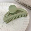 Acrylic Geometric Heart Women's Baking Paint Hair Clip