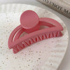 Acrylic Geometric Heart Women's Baking Paint Hair Clip