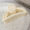 Acrylic Geometric Heart Women's Baking Paint Hair Clip