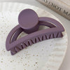Acrylic Geometric Heart Women's Baking Paint Hair Clip