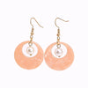 Acrylic Geometric Hoop Earrings Set With Round Or Oval Designs Versatile Unisex Statement Earrings For Women