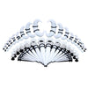 Acrylic Geometric Polishing Hip Hop Ear Horn Set Jewelry