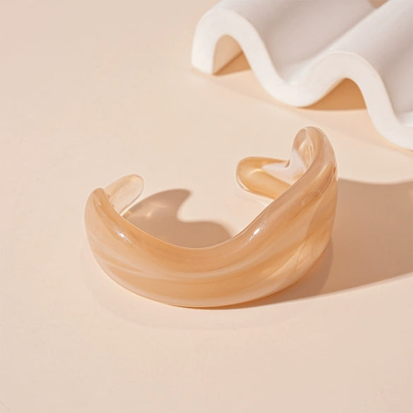 Acrylic Geometric Retro Electroplated Bracelet For Women