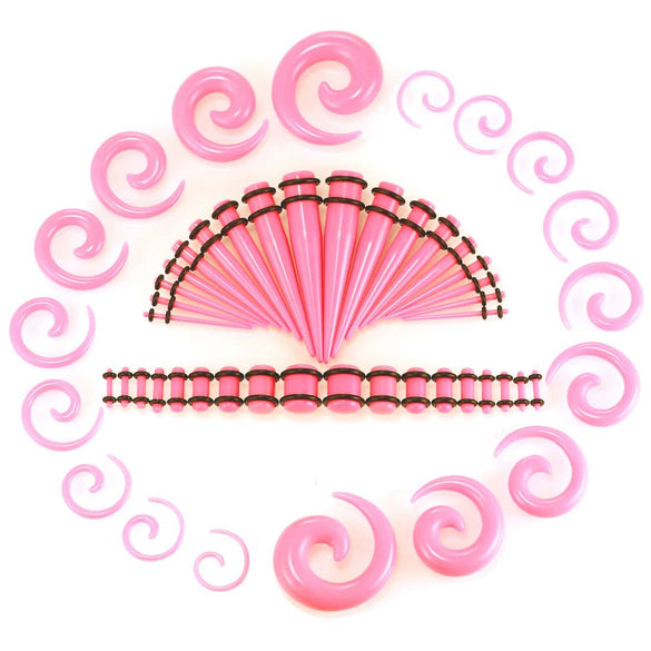 Acrylic Geometric Style Injection Molding Earring Set
