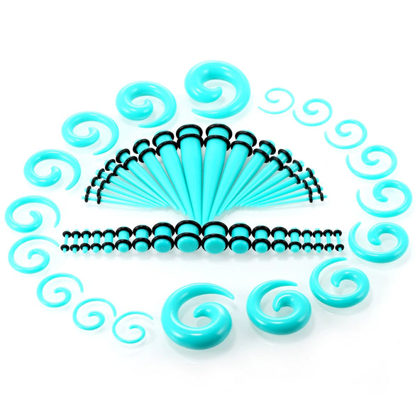 Acrylic Geometric Style Injection Molding Earring Set