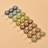 Acrylic Gold Edge Bronzing Flower Jewelry Accessories