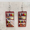 Acrylic Handmade Animal Geometric Cartoon Character Earrings For Women Book Lovers