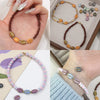 Acrylic Handmade Beaded Jewelry Accessories Coffee Bean Bracelet Mobile Phone Chain