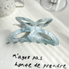 Acrylic Handmade Butterfly Hollow Hair Grab Clip For Women Small Fresh Style