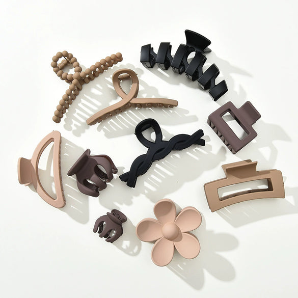 Acrylic Handmade Flower Grab Clip Highend Women's Hair Accessories