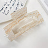 Acrylic Handmade Geometric Floating Flowers Hair Grab Clip For Women