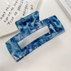 Acrylic Handmade Geometric Floating Flowers Hair Grab Clip For Women