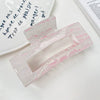 Acrylic Handmade Geometric Floating Flowers Hair Grab Clip For Women