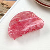 Acrylic Handmade Geometric Hair Grab Clip Fashion Elegant Headwear Accessories For Women