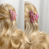Acrylic Handmade Geometric Hair Grab Clip Fashion Elegant Headwear Accessories For Women
