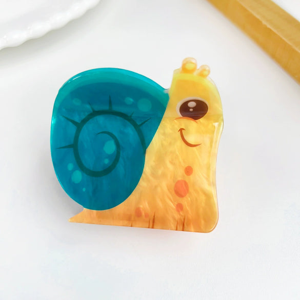 Acrylic Handmade Heart Animal Style Girls Hair Accessories