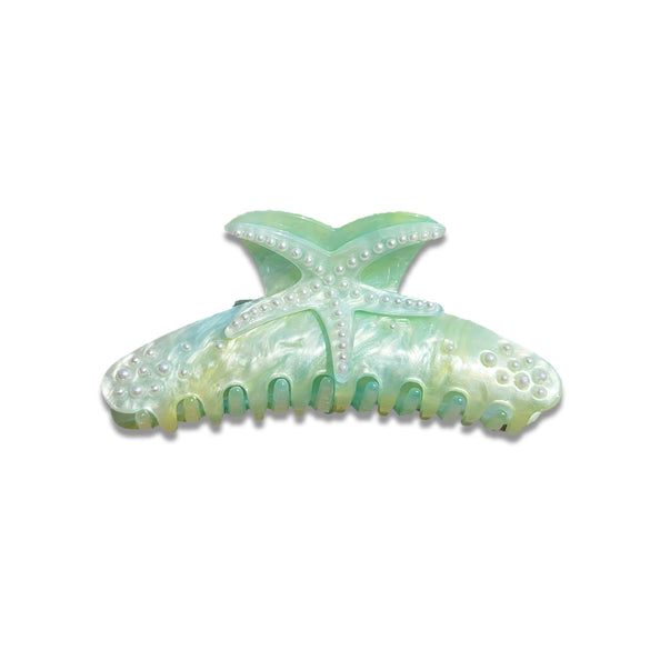 Acrylic Handmade Shark Starfish Hair Clip For Women