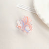 Acrylic Handmade Small Grab Hair Clip Natural Style Blocks Design