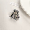 Acrylic Handmade Small Grab Hair Clip Natural Style Blocks Design