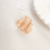 Acrylic Handmade Small Grab Hair Clip Natural Style Blocks Design