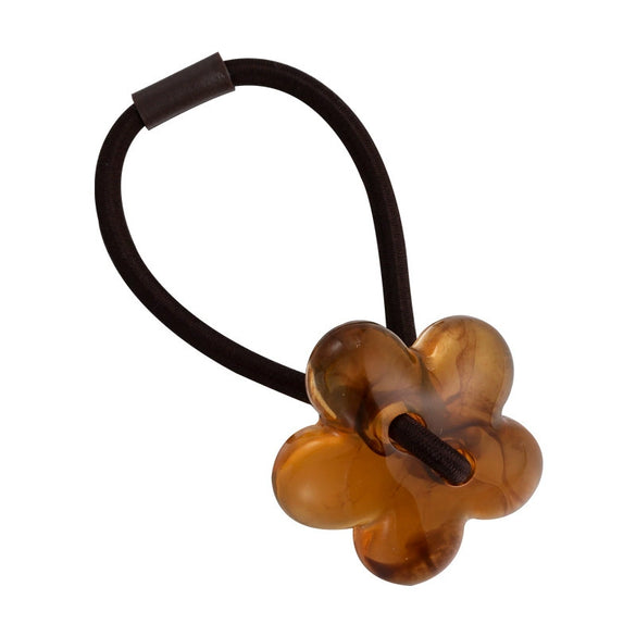 Acrylic Handmade Textured Ink Flower Hair Band For Women