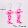 Acrylic Handmade Western Cowboy Style Women's Earrings With Cartoon Characters Leaves U Shaped Geometric Patterns