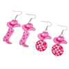 Acrylic Handmade Western Cowboy Style Women's Earrings With Cartoon Characters Leaves U Shaped Geometric Patterns