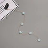 Acrylic Handmade Women's Small Flash Diamond Invisible Flower Braided Hair Plate Hair Bangs Ponytail Bb Clip