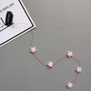 Acrylic Handmade Women's Small Flash Diamond Invisible Flower Braided Hair Plate Hair Bangs Ponytail Bb Clip