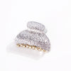 Acrylic Handmade Women's Solid Color Hair Clip