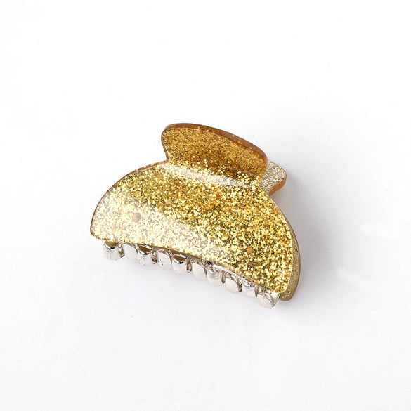 Acrylic Handmade Women's Solid Color Hair Clip