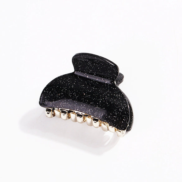 Acrylic Handmade Women's Solid Color Hair Clip