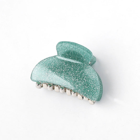 Acrylic Handmade Women's Solid Color Hair Clip