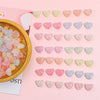 Acrylic Heart Shaped Beads For Handmade Jewelry Bracelet Earrings Accessories