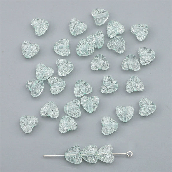 Acrylic Heart Shaped Beads For Handmade Jewelry Bracelet Earrings Accessories