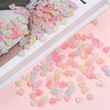 Acrylic Heart Shaped Beads For Handmade Jewelry Bracelet Earrings Accessories